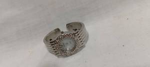 lot 35127 image: Womens silver cuff wrist watch