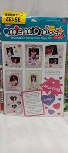 lot 35132 image: Scrapbook kit and alphabet sheet