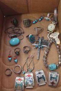 lot 4419 image: Turquoise Jewelry