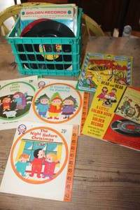 lot 4445 image: Vintage Childrens 45 Records
