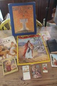 lot 4492 image: Childrens Vintage Bible Story Books & More