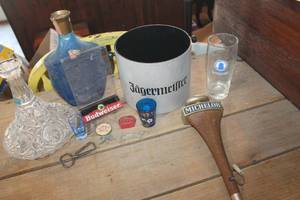 lot 4501 image: Vintage Glass Decanters and More