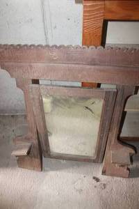 lot 4547 image: Antique Mirror 32 x 20
