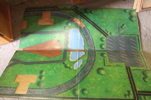 lot 4552 image: Cardboard Play Mat Large
