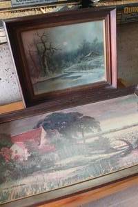 lot 4553 image: Vintage Pictures Largest is 15 x 27