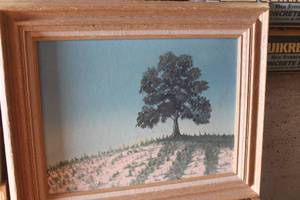 lot 4558 image: Hand Painted Picture 17 x 21
