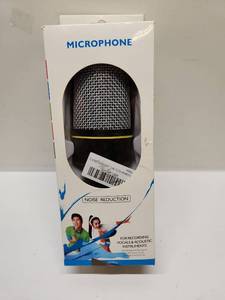 lot 5 image: Multimedia Microphone with Noise Reduction USB Desktop Stand