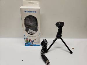 Multimedia Microphone with Noise Reduction USB Desktop Stand