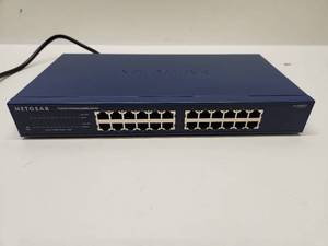 lot 26 image: NETGEAR ProSafe 24 Port Gigabit Switch GS524