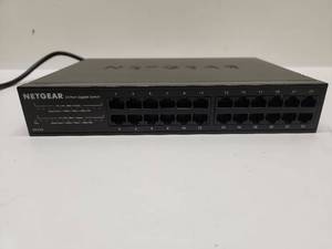 lot 27 image: NETGEAR 24-Port Gigabit Ethernet Unmanaged Switch GS324