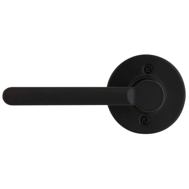 lot 62484 image: Tonebridge Matte Black Dummy Door Handle with Round Rose