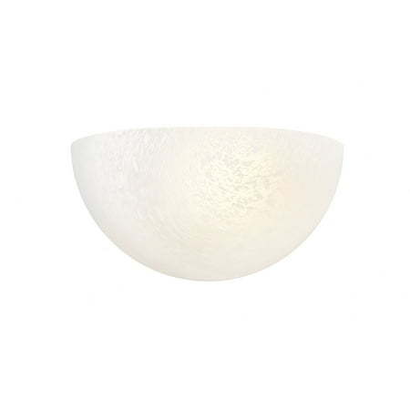 lot 59268 image: 581-WH Millennium Lighting Luneer - 1 Light Glass Wall Sconce-5 Inch Tall and 10 Inch Wide