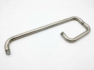 lot 4017 image: CRL Back-to-Back Tubular Shower Door Pull Handle