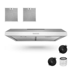 lot 4052 image: Stainless Steel Undercabinet Range Hood w Ductwork KMD01-HKM001B