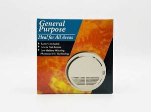 lot 64010 image: Photoelectric Smoke Alarm with Low Battery Warning