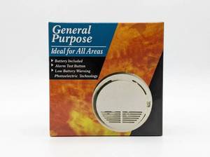 lot 64011 image: Photoelectric Smoke Alarm with Low Battery Warning