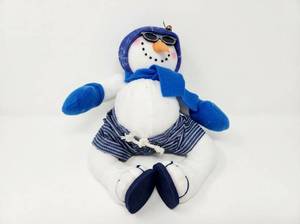 lot 64026 image: Ganz Snoring Snowman Sound-Activated Plush Toy