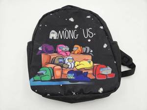 lot 64030 image: Among Us Backpack Black w Character Design