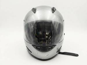 lot 64042 image: Snell CL-15 Full Face Motorcycle Helmet Silver