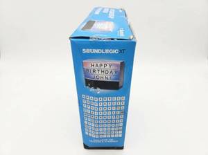lot 64063 image: Soundlogic Xt Bluetooth Speaker with Light Up Message Box