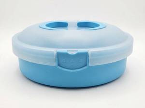 lot 64064 image: Crofton Microwave Food Steamer Cooker Blue