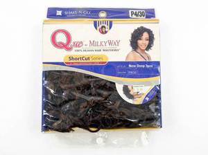 lot 64087 image: Que by MilkyWay Human Hair Weave Extension 3pc 430
