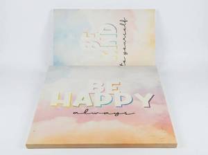 lot 64133 image: Canvas Art Prints with Colorful Lettering - Set of 2