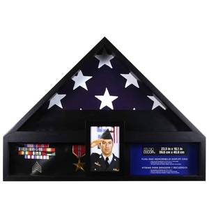 lot 25836 image: Studio Decor Deluxe Flag Case MCL86750000