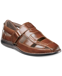 lot 25925 image: Stacy Adams Mens Brighton Closed-Toe Fisherman Sandals