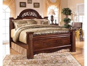 Ashley Furniture Gabriela Queen Poster Bed - Retail - $1549.99