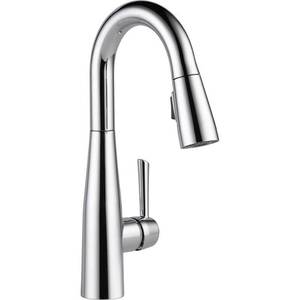 lot 21749 image: Delta Pull-Down Kitchen Faucet Chrome Single Handle