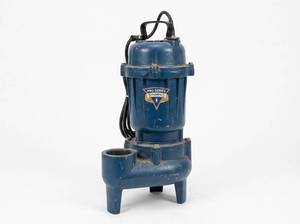 lot 21759 image: Pro Series E7055 12 HP Cast Iron Sewage Sump Pump