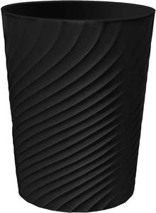lot 251731 image: DAJITRE 1.8 Gallon Small Trash Can Wastebasket Recycling Bin Slim Profile for Compact Spaces Bathroom, Office, Bedroom, Kitchen (1.8 Gallon, Black)