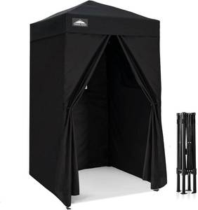 lot 251734 image: Retails for $150 EAGLE PEAK 4x4 Pop Up Changing Tent, Outdoor Changing Room, Black