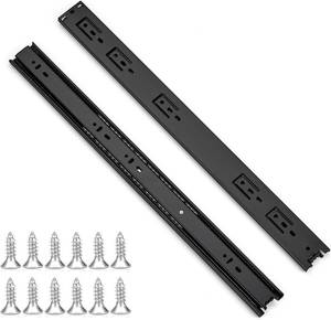 lot 251751 image: Ravinte Drawer Slides 20 Inch 1 Pairs (2 pcs) Full Extension Glides
