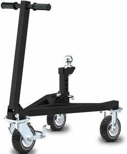 lot 351927 image: Retails for $210 Trailer Dolly, Heavy Duty Trailer Mover with 2 Inch Hitch Ball (Black)