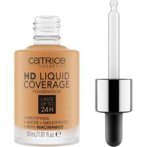 lot 351947 image: Catrice HD Liquid Coverage Foundation, 24HR Wear (066  Warm Toffee)