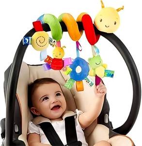 lot 351949 image: Car Seat & Stroller Toy_Infant Toys Baby Sensory Interaction Cartoon Toys with Ringing Bells_Hanging or Wrapping Around The Infant Bed or Strollea