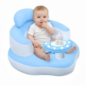 lot 351955 image: Inflatable Baby Seat with Tray and Back Support, Blue