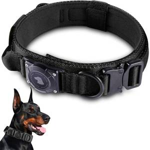 lot 351979 image: 2026 Upgrade Waterproof Tactical AirTag Dog Collar, Built in AirTag Holder
