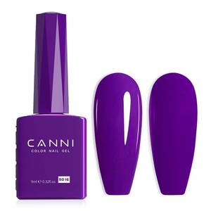 lot 351982 image: CANNI Purple Gel Nail Polish, 1Pcs Dark Purple Gel Polish Deep Color High Gloss Soak Off U V Nail Manicure Salon DIY