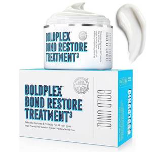 lot 161633 image: BOLD UNIQ BoldPlex Hair Mask, Deep Conditioning For Dry, Damaged Hair, Mascarilla Para El Cabello, Repairs and Nourishes Curly, Bleached, or Frizzy Hair, Deep Conditioner - 6.76 Fl Oz