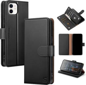 lot 161685 image: Shieldtop for iPhone 11 Wallet Case with Card Holder,Black