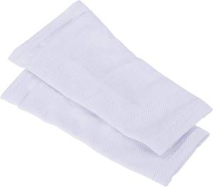lot 261689 image: PATIKIL 2 Pack Size M Soccer Shin Guard Socks Breathable Sleeves White