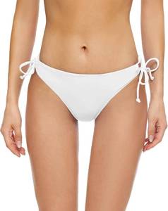 lot 261694 image: String Tie Side Medium Coverage Bikini Bottoms Mid Rise Swim Bottom