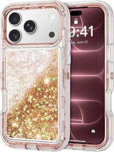lot 261721 image: JAKPAK for iPhone 18 Pro17 Pro Case Glitter Bling Sparkle Cover Girls Gold