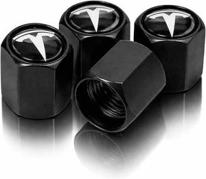 lot 261726 image: TACTILIAN Car Tire Valve Stem Caps for Tesla Model 3, S, Y, X Accessories  Leakproof Aluminum Tire Valve Caps 4 Pack with Rubber O-Rings Compatible with Tesla Model Y Accessories 2025