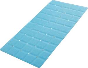 lot 261748 image: Webos Foldable Silicone Bathtub Mat Jumbo Size Heavy Duty Safety Bath Mat for Tub Without Suction Cups Non Slip Bath & Shower Mat for Textured, Reglazed, Refinished Tub (Blue, 35.8 x 17.7)
