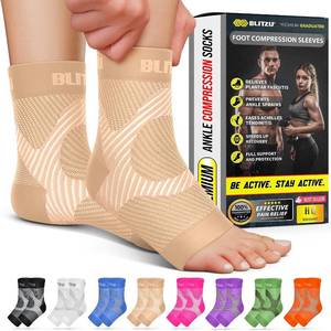 lot 361682 image: BLITZU Compression Socks for Plantar Fasciitis, Foot, Arch & Ankle Support
