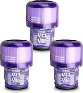 lot 361713 image: Lemige 3 Pack Vacuum Filters Replacement Parts Compatible with Dyson V11 Origin V11 Torque Drive V11 Animal V11 Complete V11 Extra V15 Detect V15s Detect Submarine Vacuums, Compare to Part 970013-02